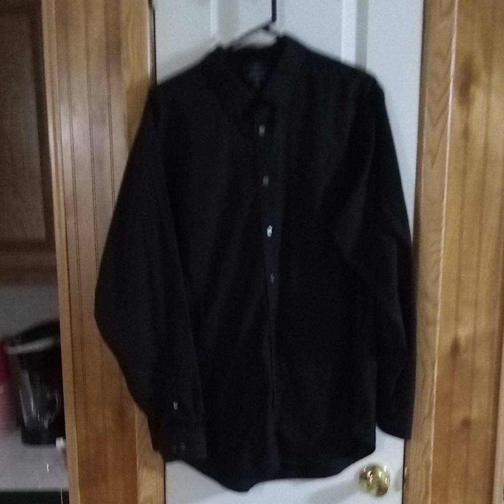 George Men's Classic Black Shirt Jacket